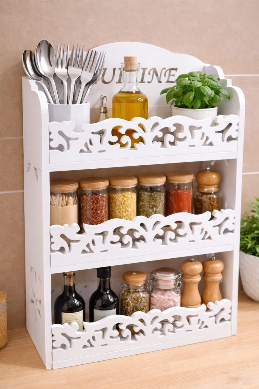 Étagère de cuisine décorative en PVC Forex rigide
