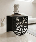 Table d'appoint moderne en métal